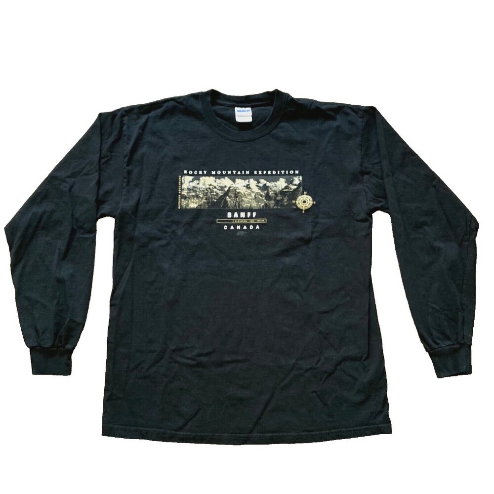 Rocky Mountain Expedition Long Sleeve T-shirt Banff Canada Souvenir